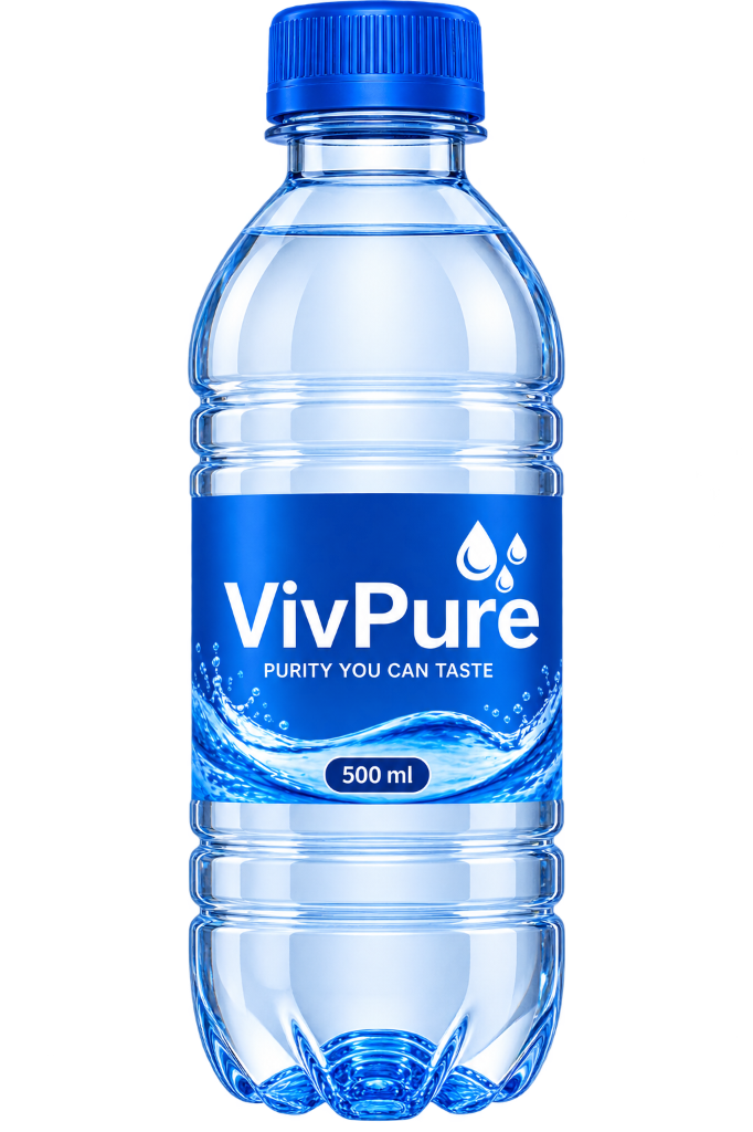 VivPure 500 ML Purified Water Bottle